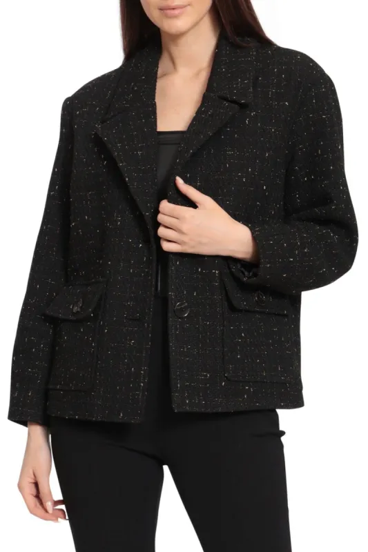 Retro Tweed Oversized Blazer sold by Avec Les Filles