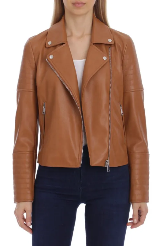 Classic Faux Leather Biker sold by Avec Les Filles