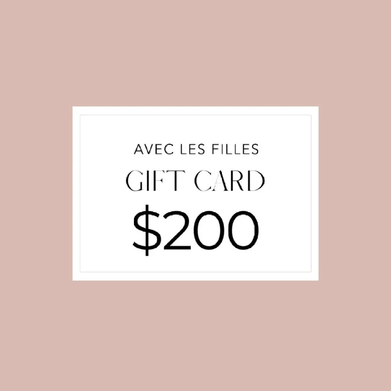 Avec Les Filles Gift Card made by Avec Les Filles