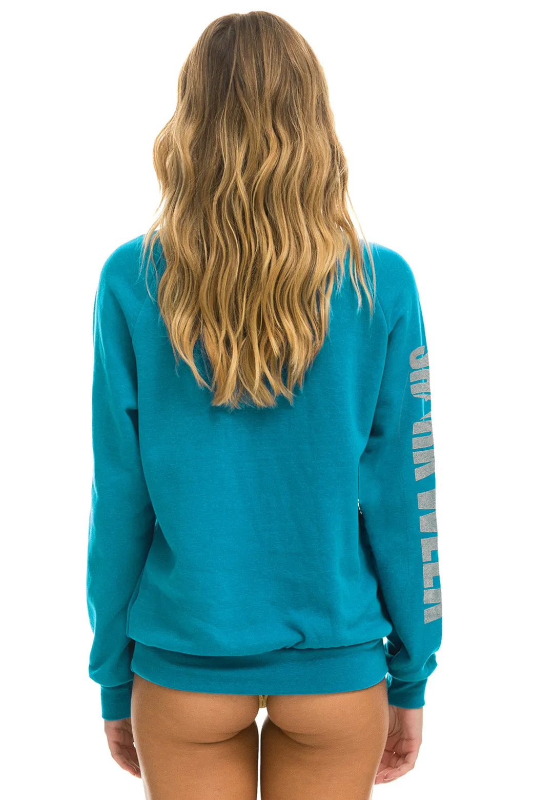 SHARK WEEK 2024 CREW SWEATSHIRT - TEAL sold by Aviator Nation product image thumbnail 2