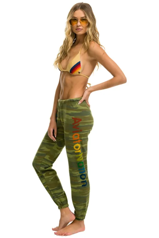 AVIATOR NATION SWEATPANTS - CAMO sold by Aviator Nation