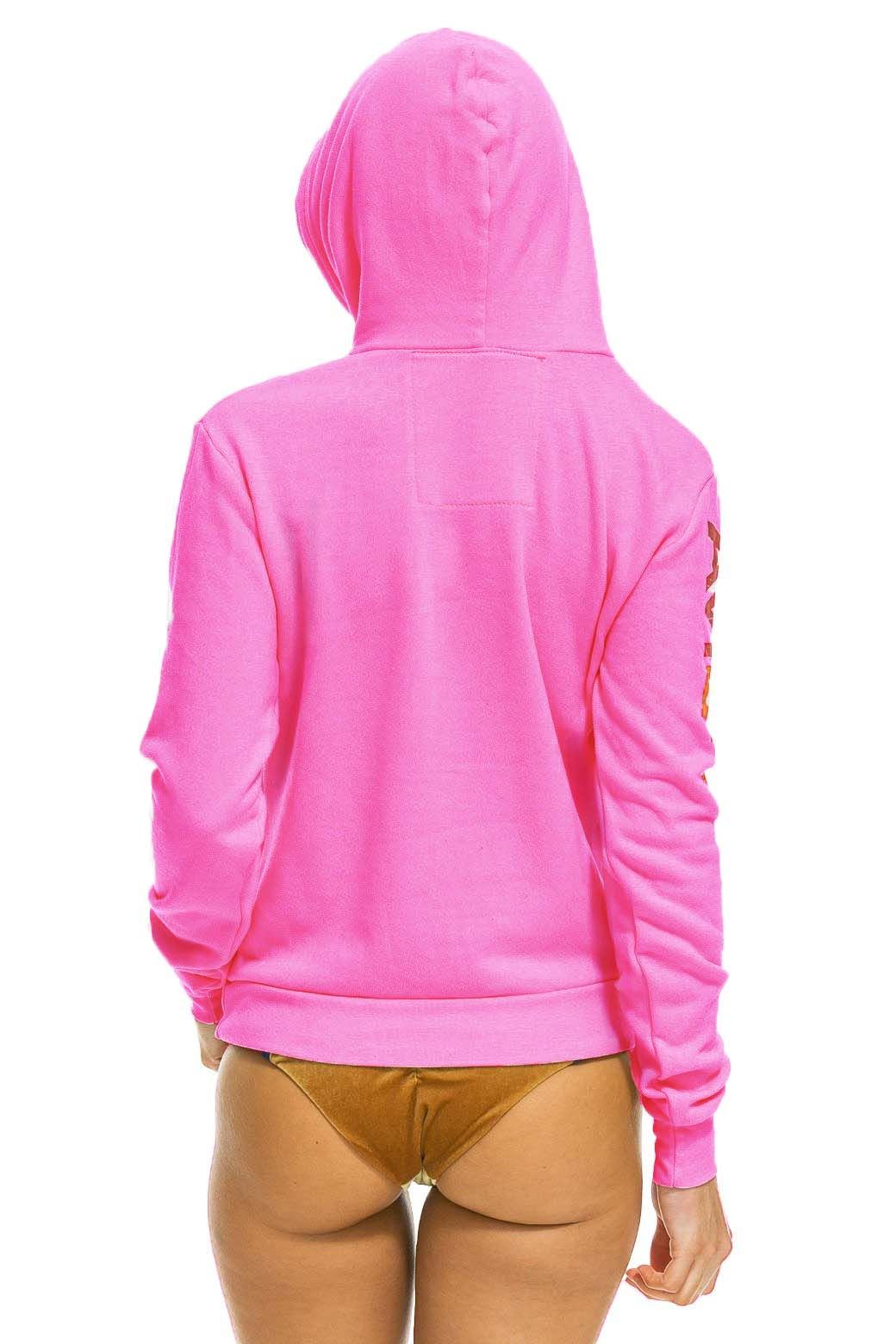 AVIATOR NATION PULLOVER HOODIE - NEON PINK sold by Aviator Nation product image thumbnail 2