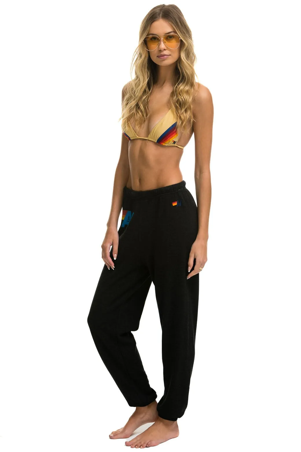 LOGO SWEATPANTS - BLACK sold by Aviator Nation product image thumbnail 4