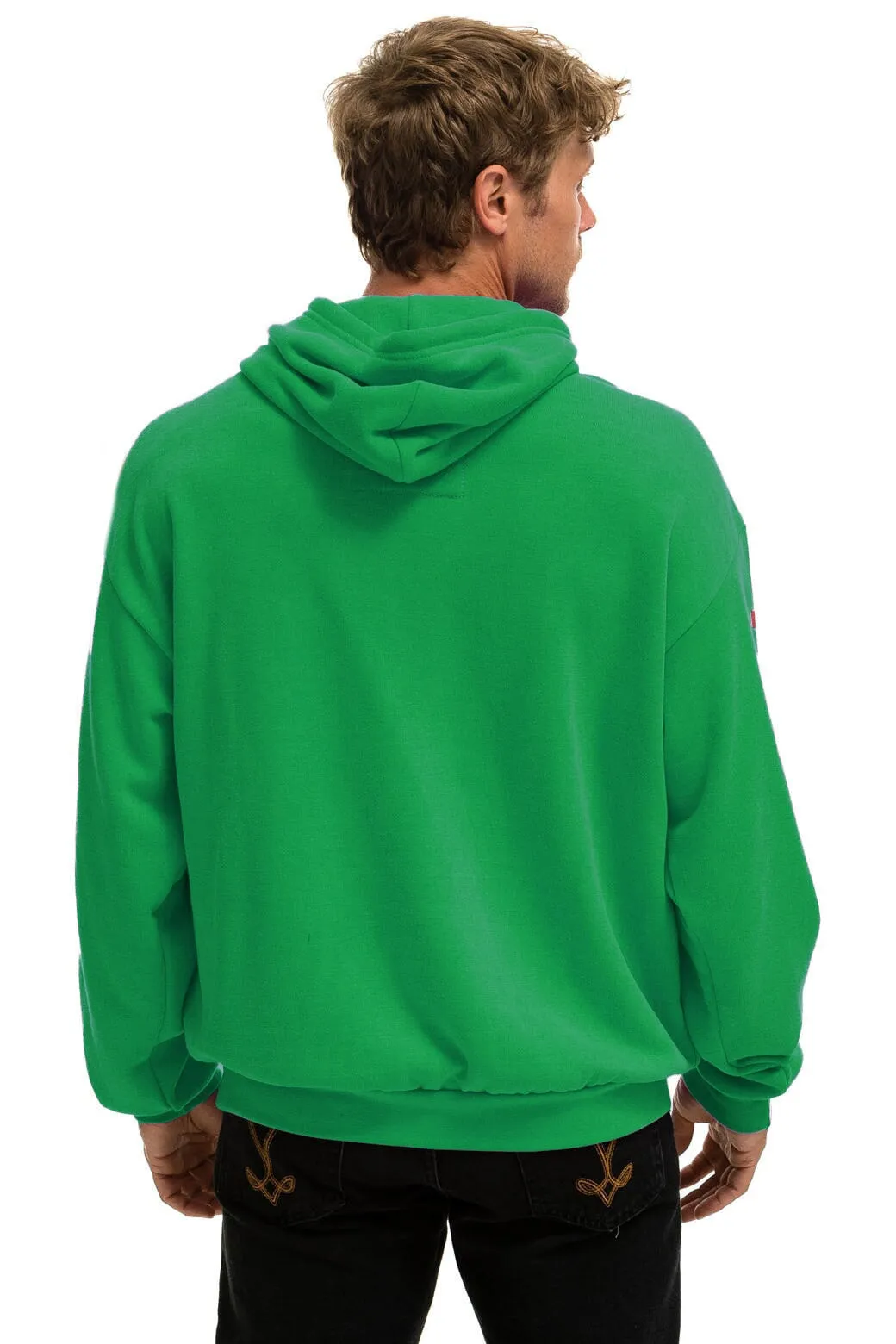 AVIATOR NATION AUSTIN RELAXED PULLOVER HOODIE - KELLY GREEN sold by Aviator Nation product image thumbnail 4