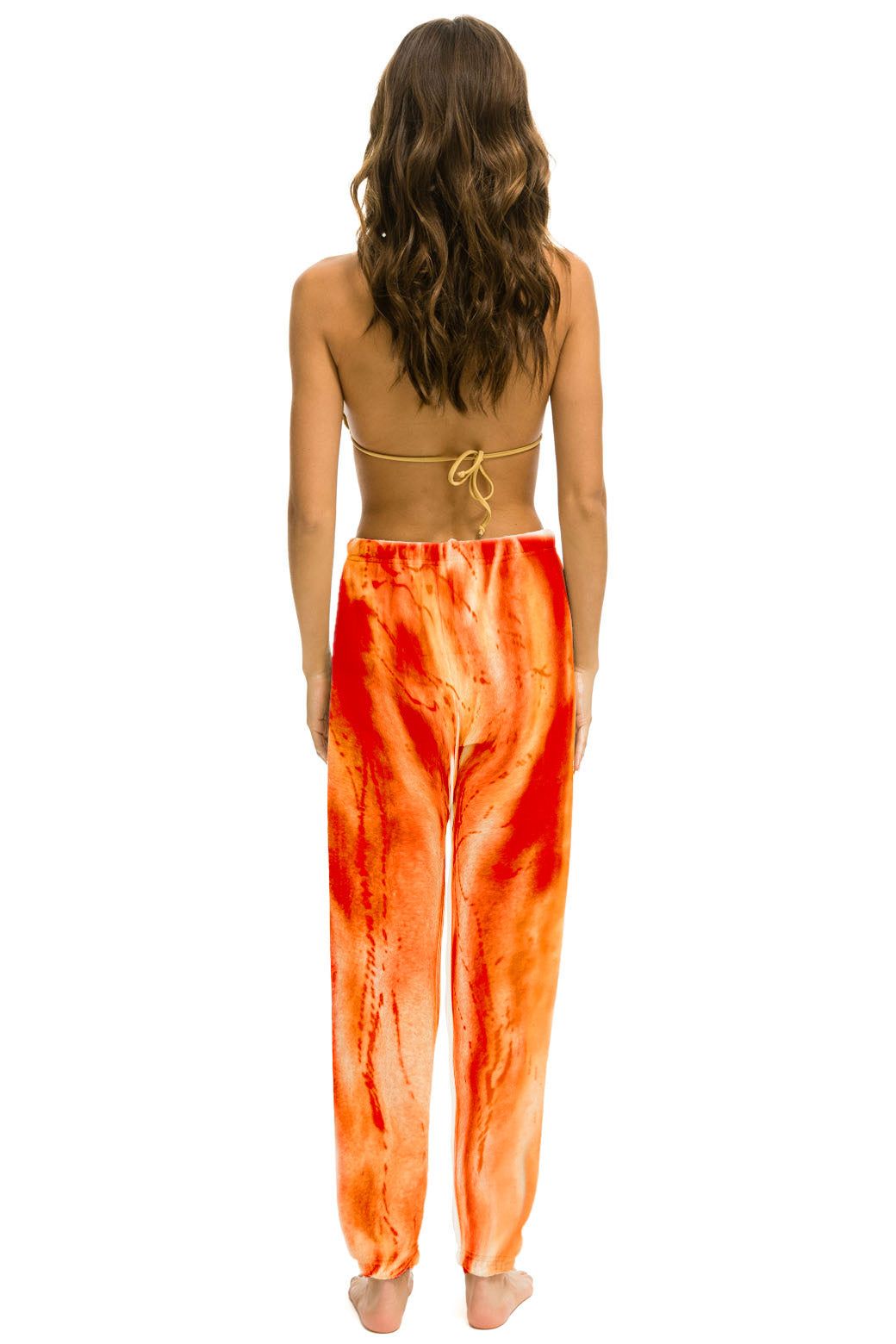ARTIST COLLECTION SWEATPANTS - RED ORANGE sold by Aviator Nation product image thumbnail 2