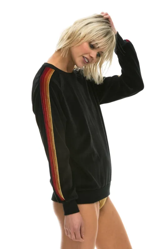 CLASSIC VELOUR SWEATSHIRT - BLACK sold by Aviator Nation