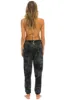 HAND DYED SWEATPANTS - TIE DYE VINTAGE CHARCOAL sold by Aviator Nation