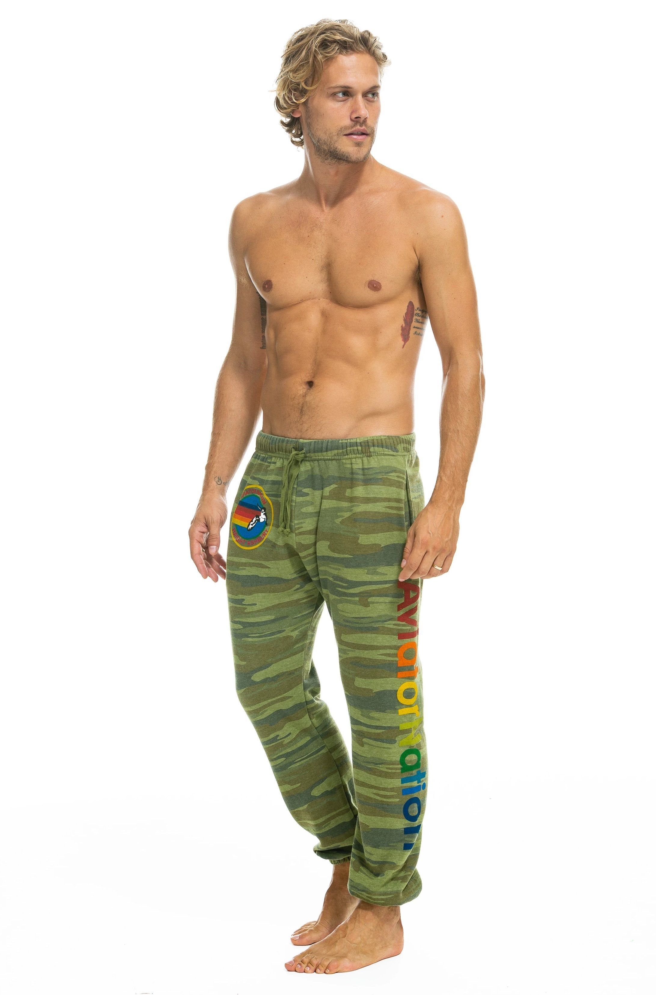 AVIATOR NATION HAIGHT ASHBURY SWEATPANTS - CAMO sold by Aviator Nation