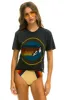 SIGNATURE MIAMI BOYFRIEND TEE - CHARCOAL sold by Aviator Nation