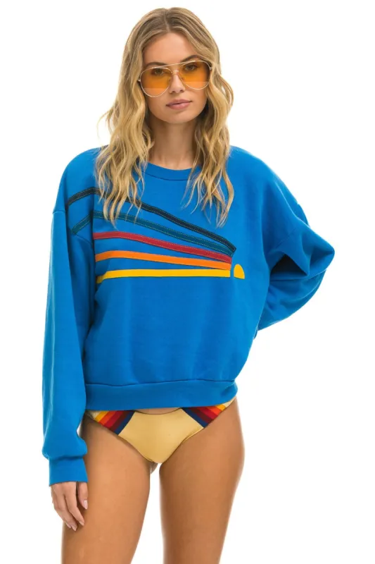 DAYDREAM RELAXED CREW SWEATSHIRT - OCEAN sold by Aviator Nation