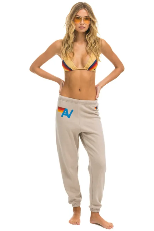 LOGO SWEATPANTS - SAND sold by Aviator Nation