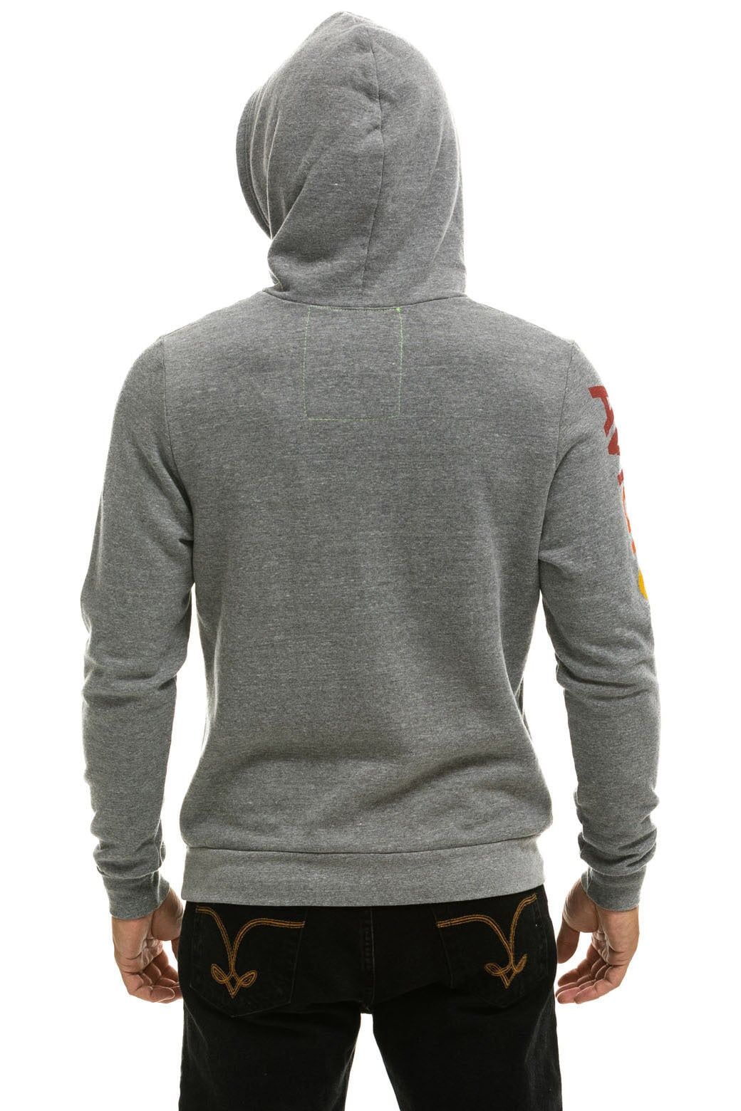 AVIATOR NATION HAIGHT ASHBURY PULLOVER HOODIE - HEATHER GREY sold by Aviator Nation product image thumbnail 3