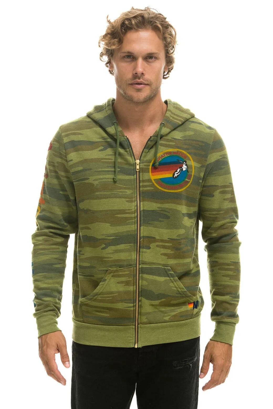AVIATOR NATION SAN FRANCISCO HOODIE - CAMO sold by Aviator Nation product image thumbnail 2