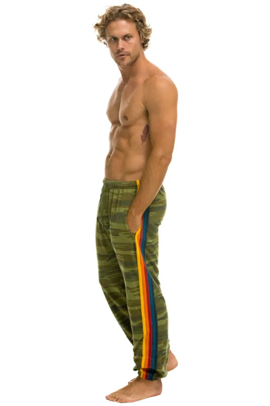5 STRIPE SWEATPANTS - CAMO sold by Aviator Nation