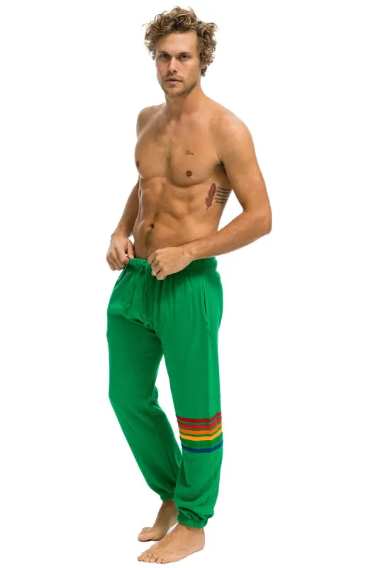 RETRO SWEATPANTS - KELLY GREEN sold by Aviator Nation