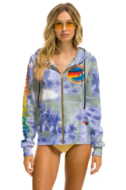 AVIATOR NATION HAMPTONS HOODIE - TIE DYE CLOUD PURPLE sold by Aviator Nation