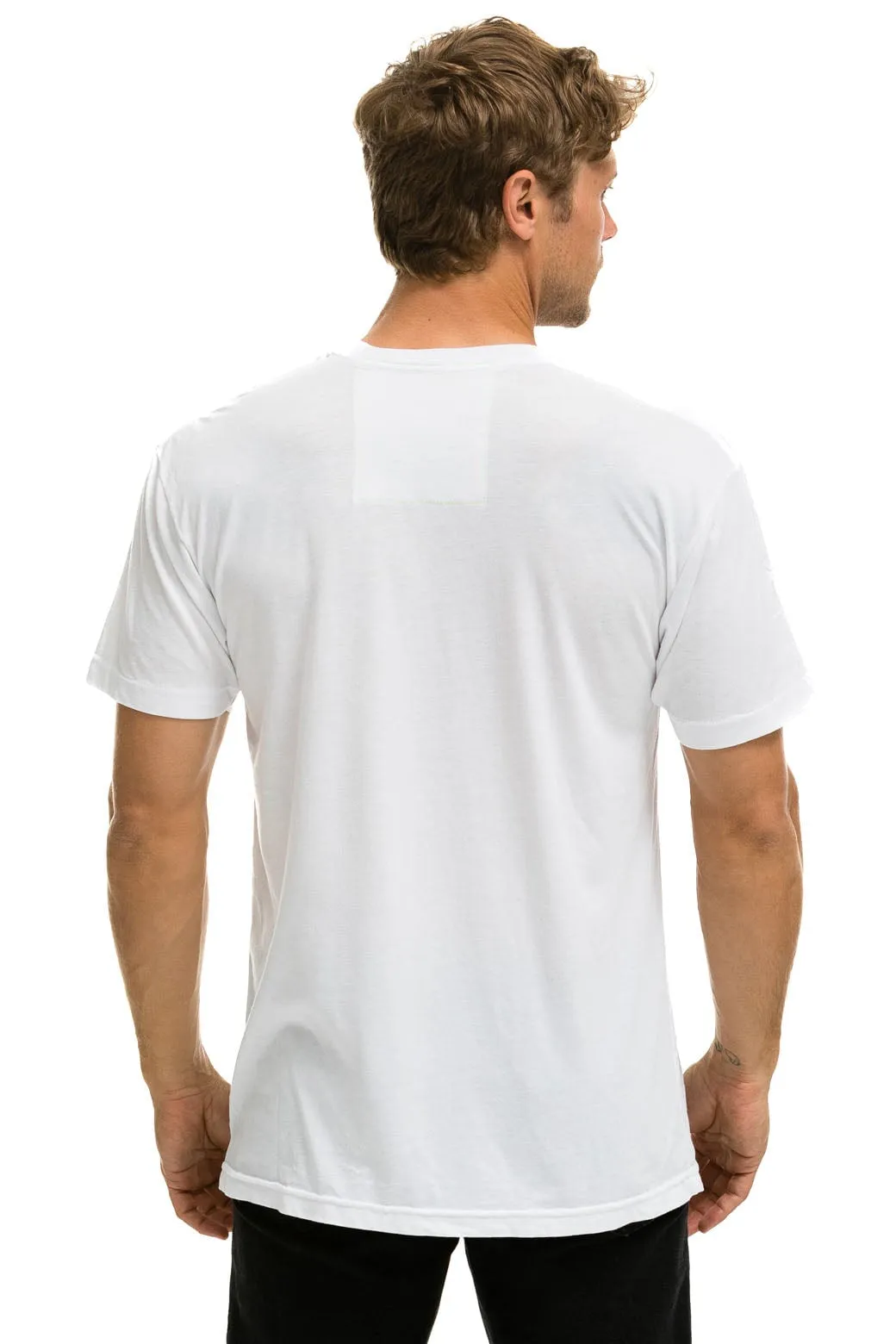 SMILEY 2 CREW TEE - WHITE sold by Aviator Nation product image thumbnail 4