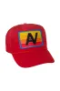 LOGO RAINBOW - VINTAGE NYLON TRUCKER HAT sold by Aviator Nation