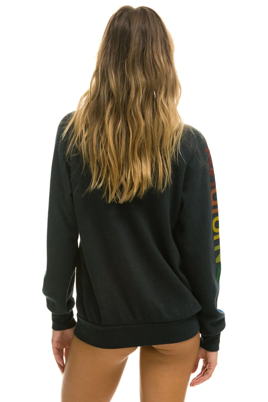AVIATOR NATION ASPEN CREW SWEATSHIRT - CHARCOAL sold by Aviator Nation product image thumbnail 3
