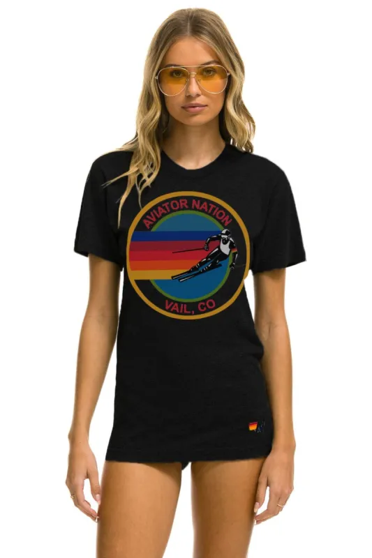 AVIATOR NATION VAIL TEE - BLACK sold by Aviator Nation