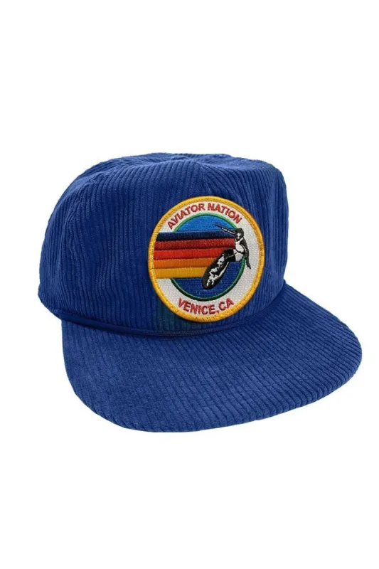 SIGNATURE VENICE - VINTAGE CORDUROY TRUCKER HAT sold by Aviator Nation