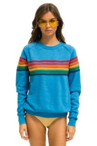 RETRO CREW SWEATSHIRT - OCEAN sold by Aviator Nation