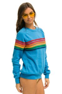 RETRO CREW SWEATSHIRT - OCEAN sold by Aviator Nation