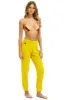 5 STRIPE SWEATPANTS - LEMON // YELLOW // PURPLE sold by Aviator Nation