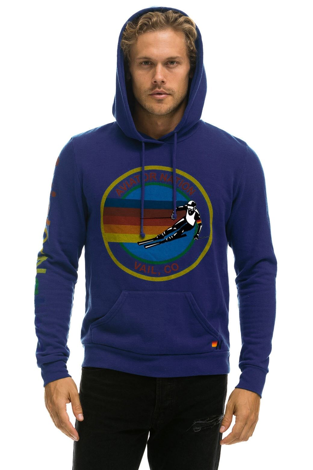 AVIATOR NATION VAIL PULLOVER HOODIE - PURPLE sold by Aviator Nation product image thumbnail 2