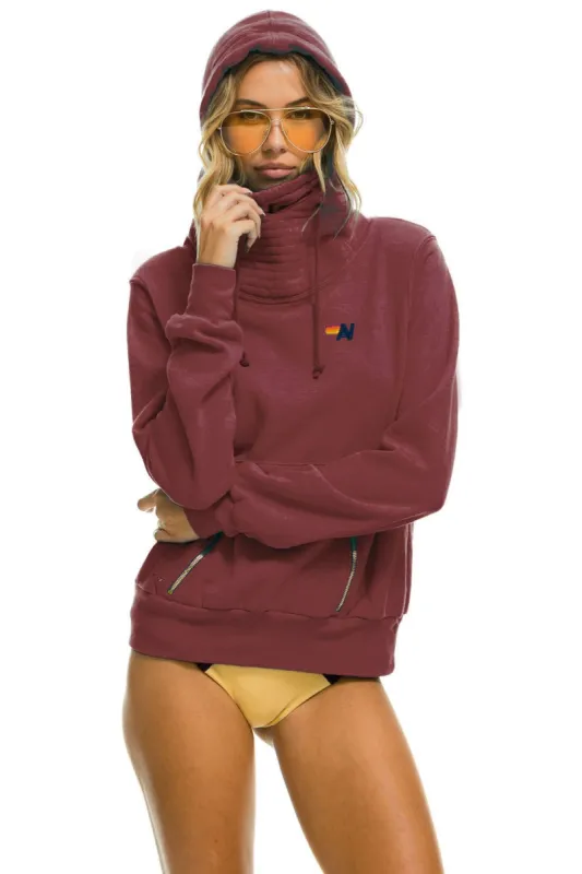 NINJA PULLOVER HOODIE - PLUM sold by Aviator Nation