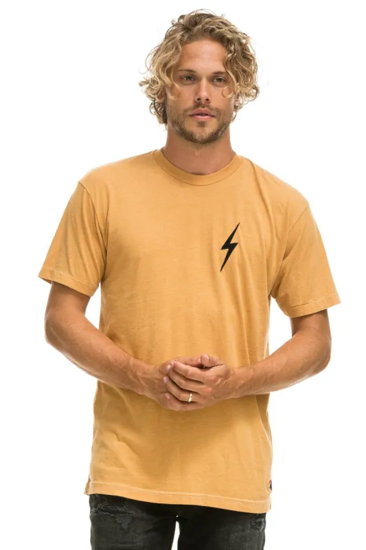 BOLT STITCH TEE - KHAKI sold by Aviator Nation