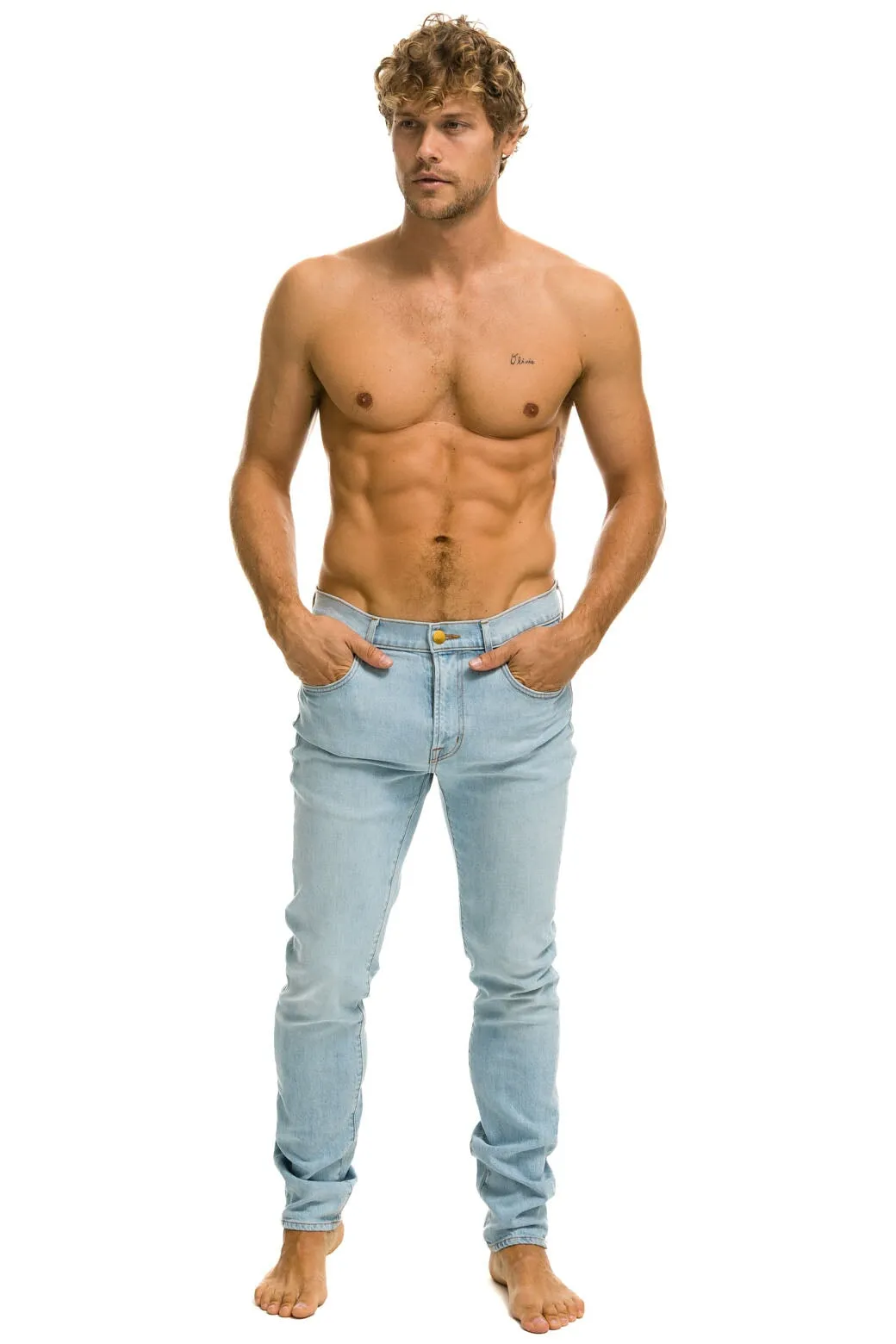 MEN'S SLIM FIT SURFER DENIM JEAN - SUPER LIGHT sold by Aviator Nation product image thumbnail 2
