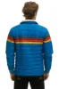 4 STRIPE RAINBOW SLEEVE JACKET  -  SNORKEL BLUE sold by Aviator Nation
