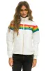 6 STRIPE JACKET -  GLOSSY WHITE sold by Aviator Nation