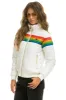6 STRIPE JACKET -  GLOSSY WHITE sold by Aviator Nation