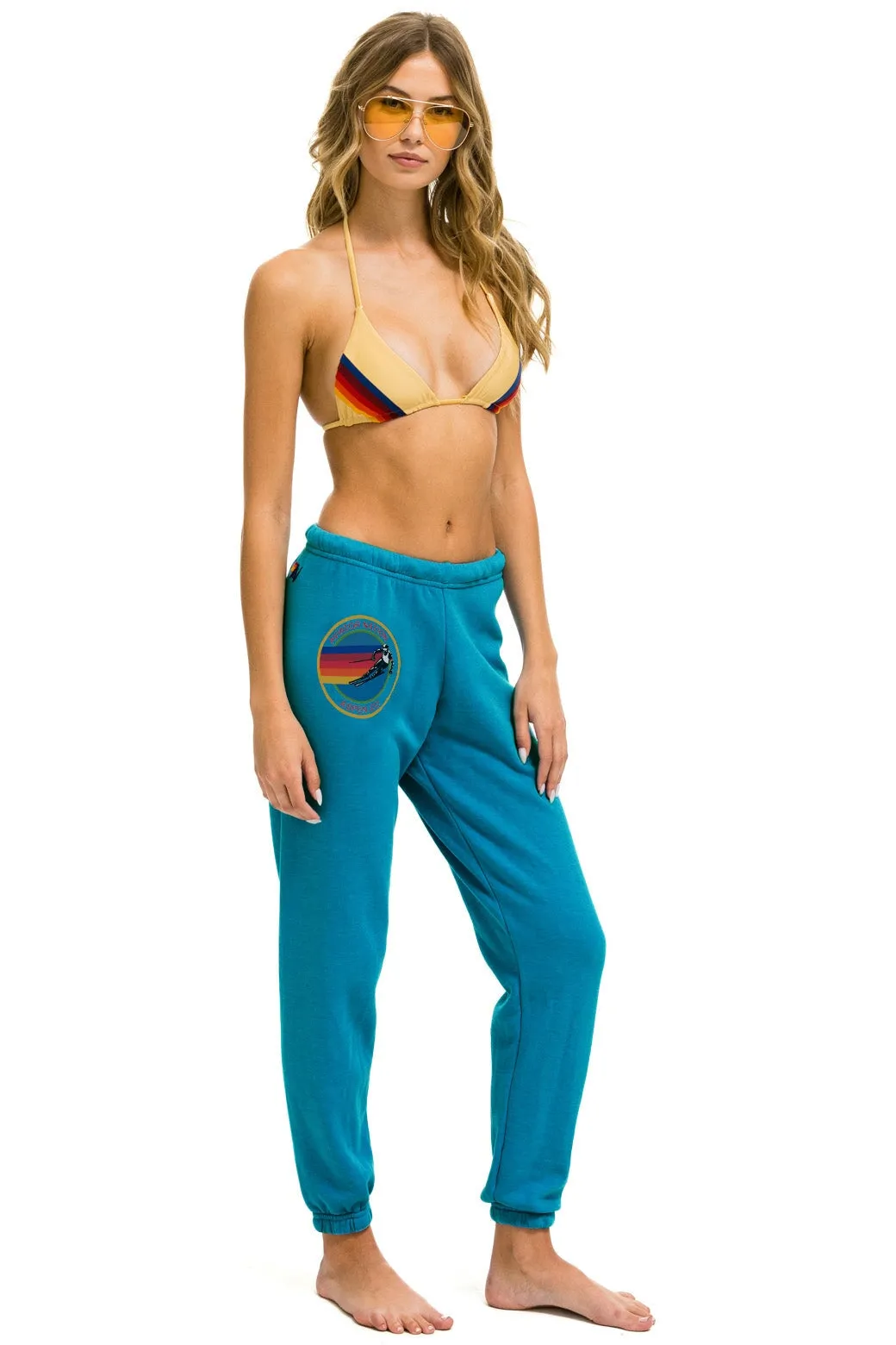 AVIATOR NATION ASPEN SWEATPANTS - TEAL sold by Aviator Nation