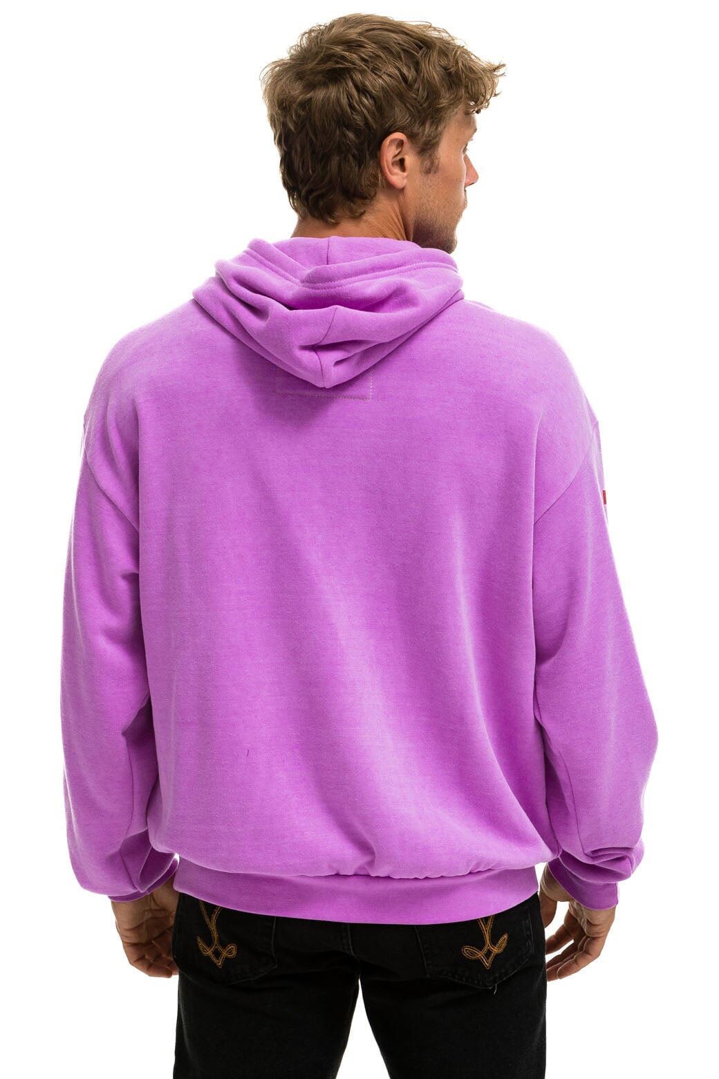 AVIATOR NATION NORTH SHORE RELAXED PULLOVER HOODIE - NEON PURPLE sold by Aviator Nation product image thumbnail 4