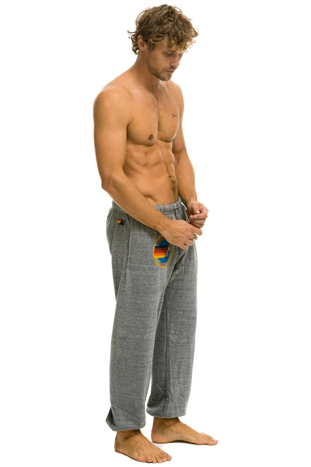 AVIATOR NATION SWEATPANTS - HEATHER GREY sold by Aviator Nation product image thumbnail 3