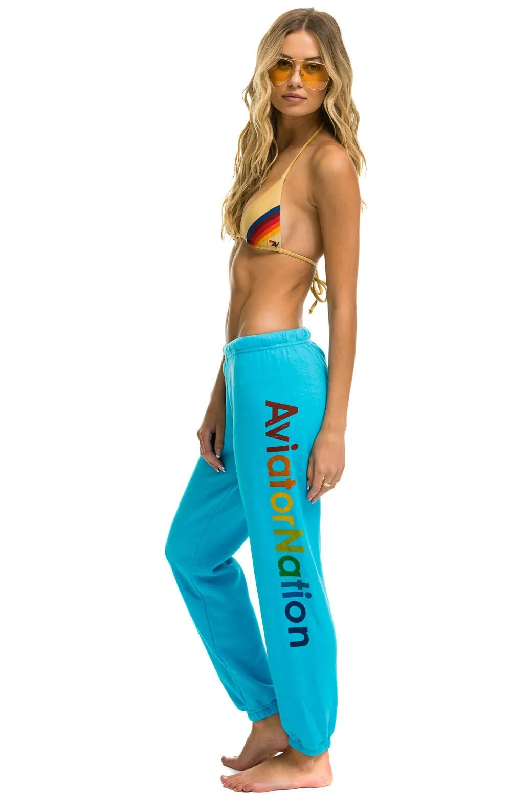 AVIATOR NATION AUSTIN SWEATPANTS - NEON BLUE sold by Aviator Nation product image thumbnail 2