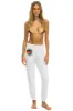 AVIATOR NATION LA JOLLA SWEATPANTS - WHITE sold by Aviator Nation