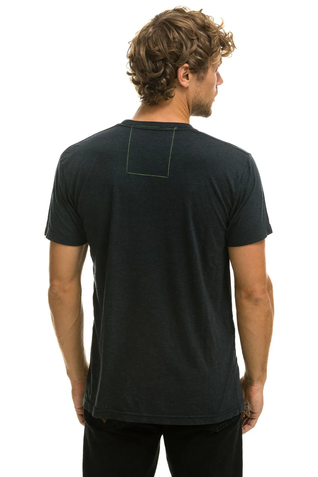 AVIATOR NATION MALIBU CREW TEE SHIRT - CHARCOAL sold by Aviator Nation product image thumbnail 3
