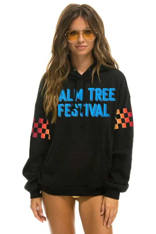 PALM TREE FESTIVAL ASPEN 2023 PULLOVER HOODIE RELAXED - BLACK sold by Aviator Nation