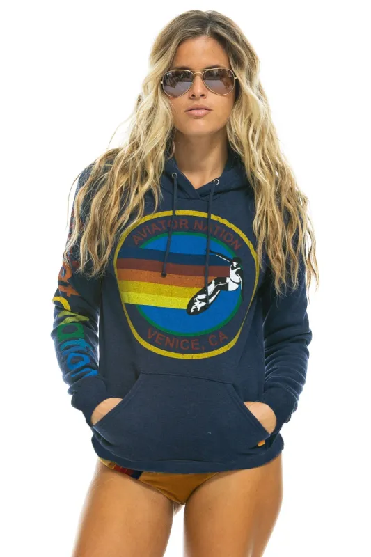 AVIATOR NATION PULLOVER HOODIE- NAVY sold by Aviator Nation