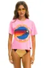 SIGNATURE VAIL BOYFRIEND TEE - NEON PINK sold by Aviator Nation