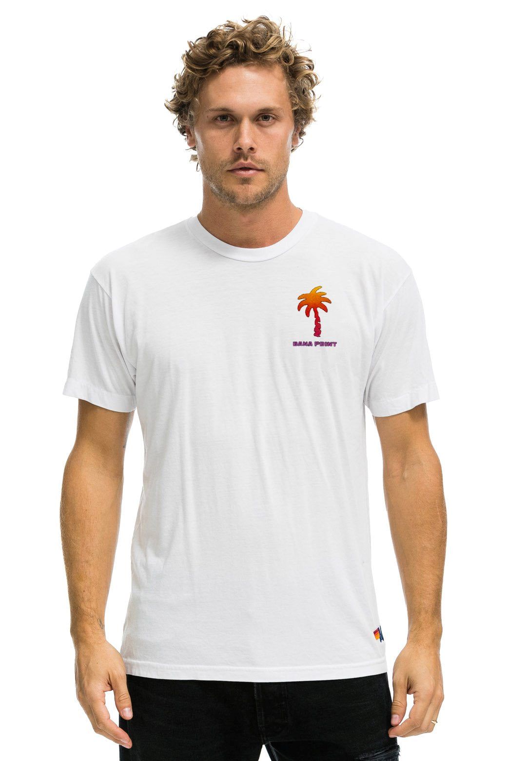 PALM TREE FESTIVAL DANA POINT 2023 TEE - WHITE sold by Aviator Nation product image thumbnail 2