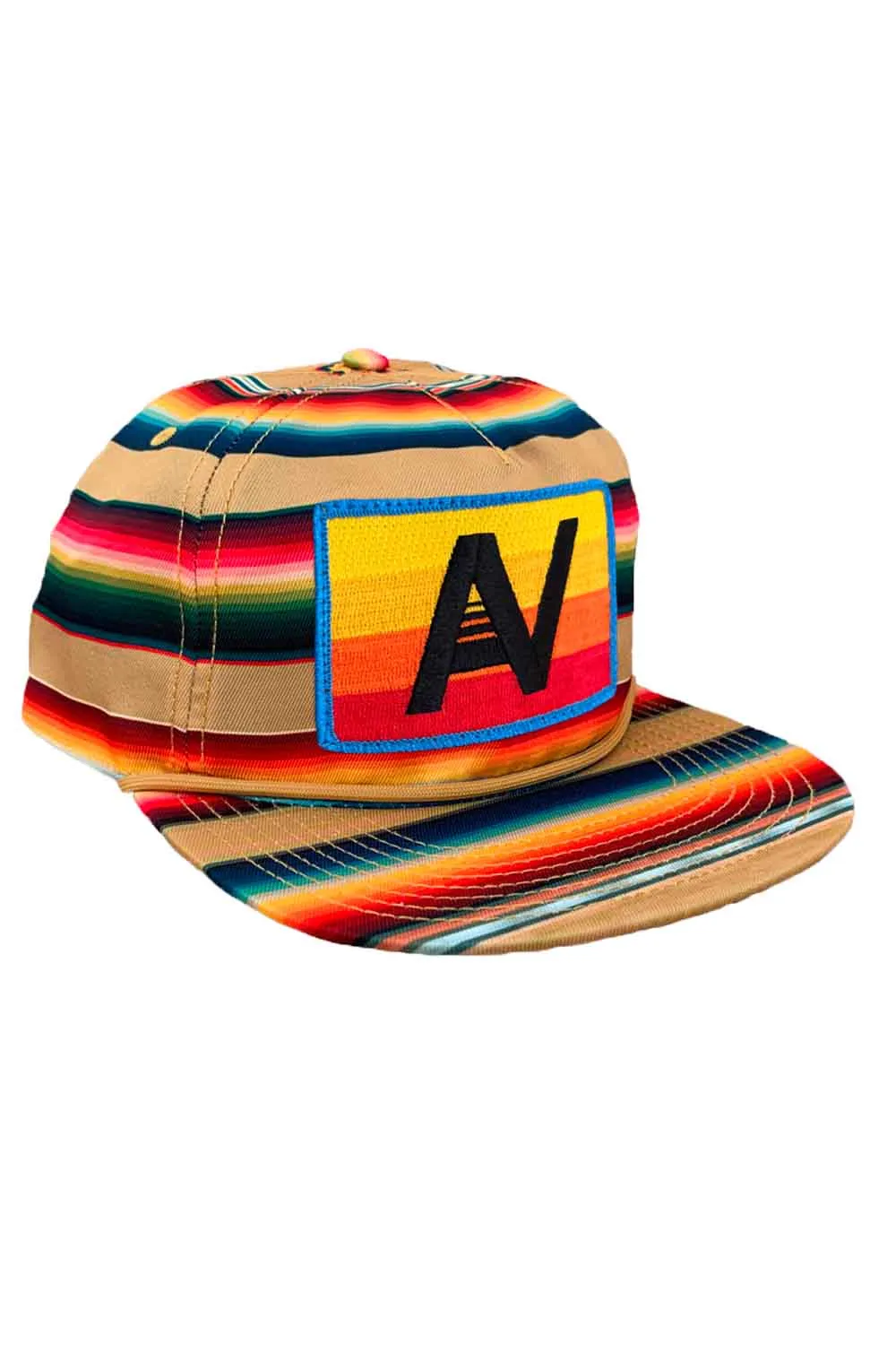 VINTAGE LOGO TWILL LOW-RISE TULUM TRUCKER HAT - LIGHT KHAKI sold by Aviator Nation product image thumbnail 2