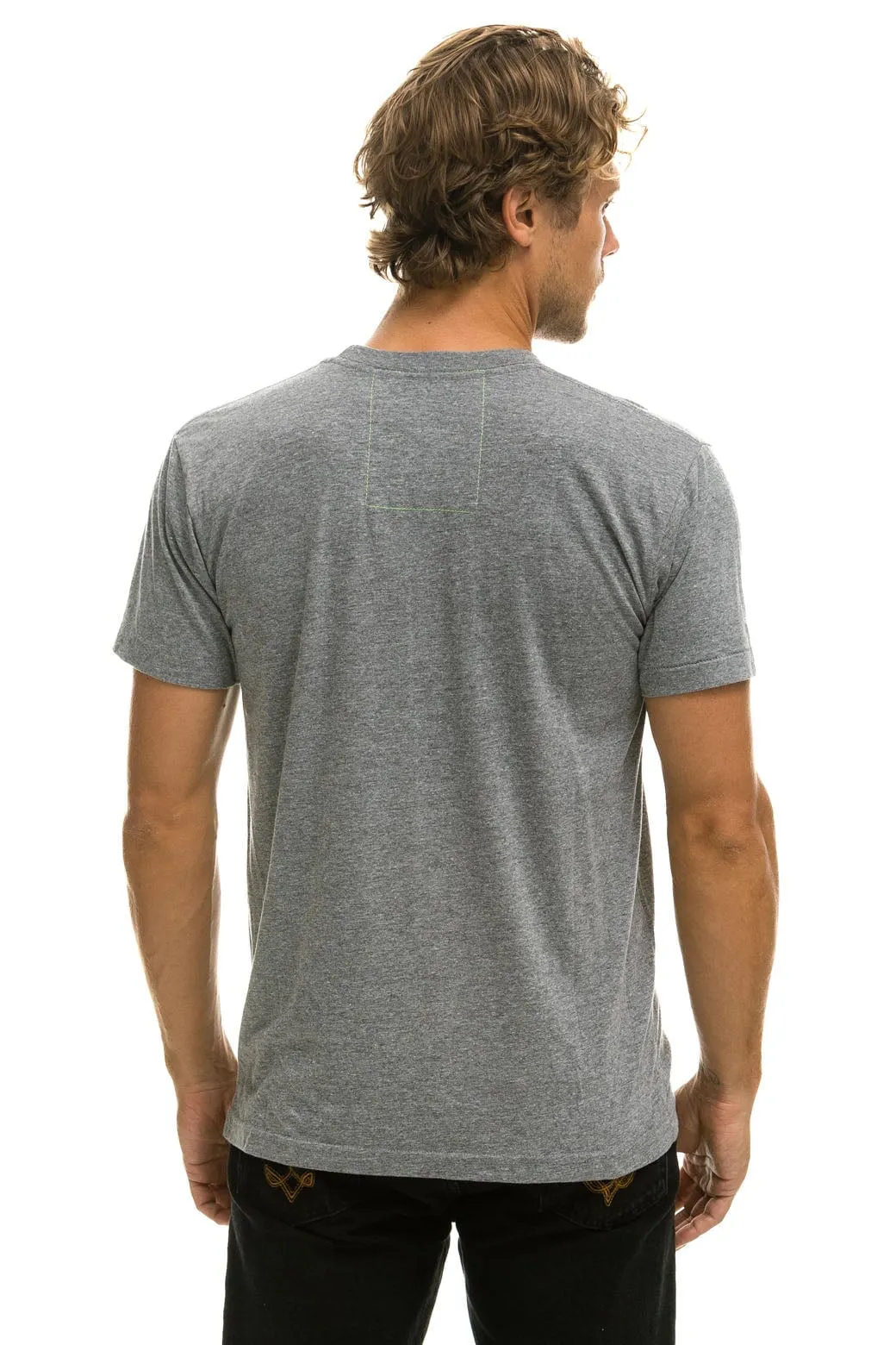 LOGO TEE - HEATHER GREY sold by Aviator Nation product image thumbnail 4