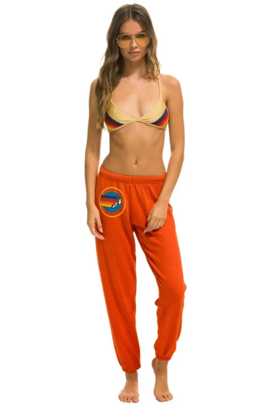 AVIATOR NATION MALIBU SWEATPANT - ORANGE sold by Aviator Nation