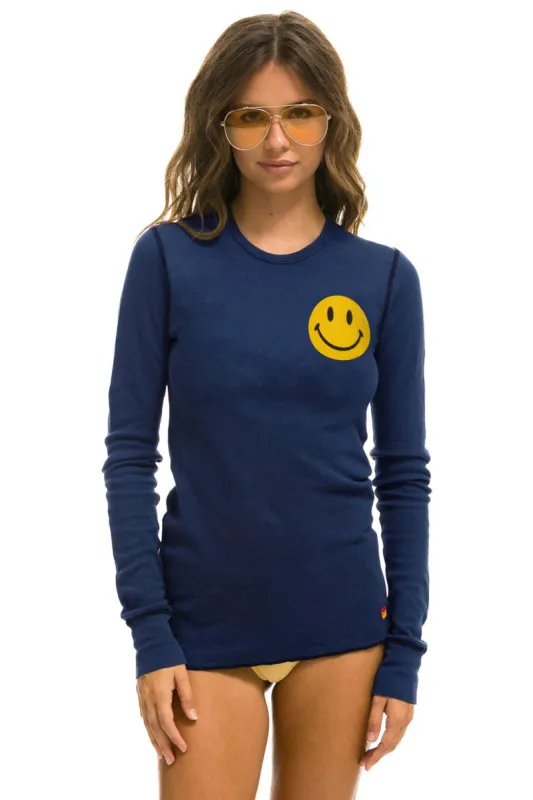 SMILEY 2 THERMAL - NAVY sold by Aviator Nation