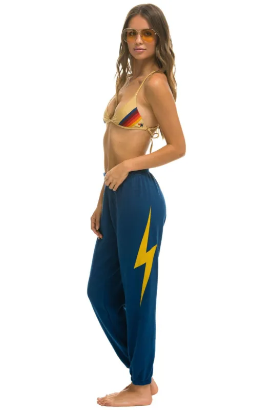 BOLT SWEATPANTS - ROYAL sold by Aviator Nation